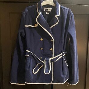 Janie and Jack Collection Blue Coat Girls size 10-12